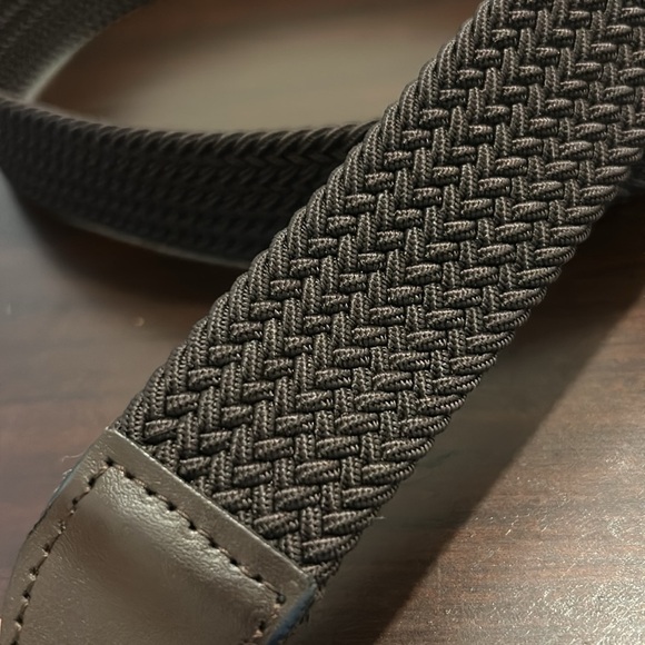 Denver Hayes Men's Woven Stretch Belt Brown New - Picture 6 of 11